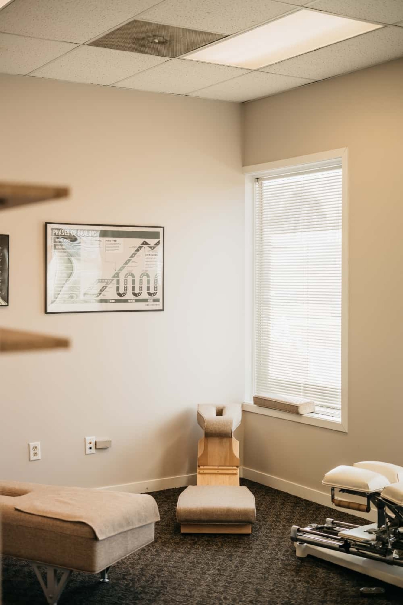 The Bridge Chiropractic adjustment room